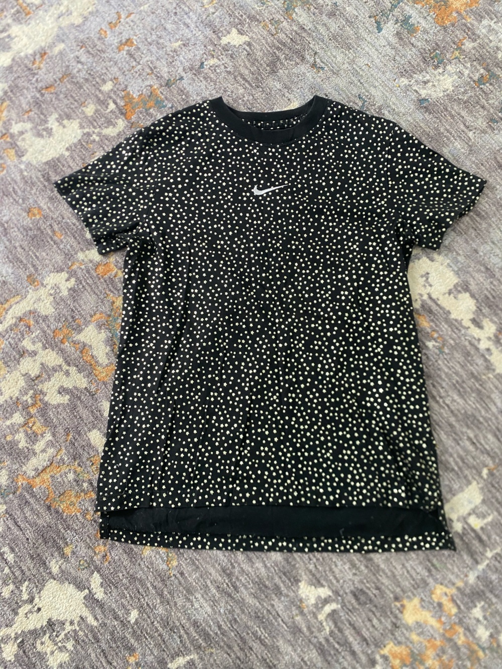 Nike Black Skirt with gold star Print